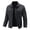 Black, variant on Men's Casual Stretchable Long Sleeve Button Up Shirt for Outdoor Hiking Daily Wear Comfortable Breathable Solid Color Big Size Mens Summer Lightweight Pullover Tee Shirts