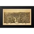 thumbnail image 2 of Fowler 24x15 Black Modern Framed Museum Art Print Titled - New Castle Pennsylvania - Fowler 1896, 2 of 5
