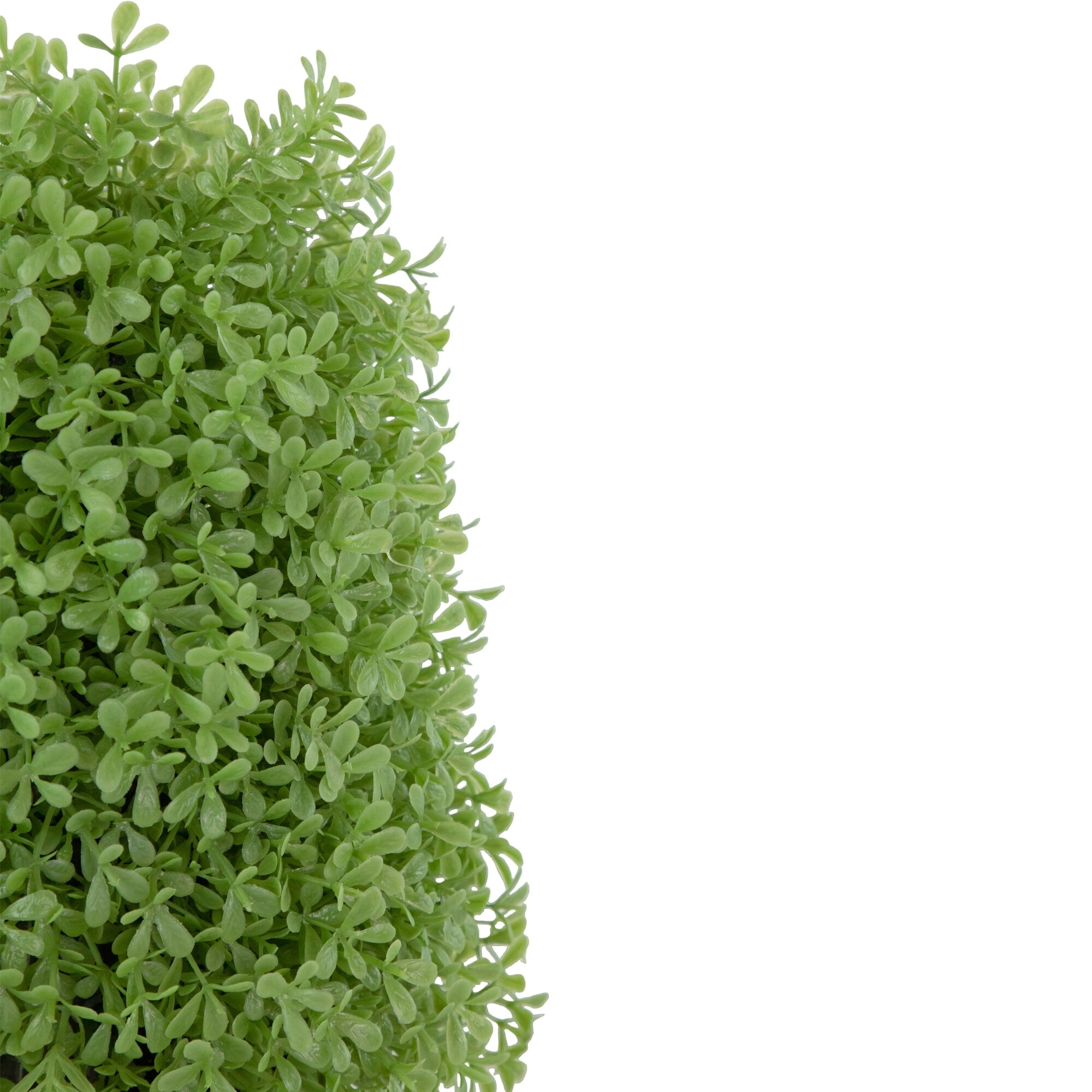 15" Artificial Boxwood Cone Topiary Tree with Round Pot  Unlit - 9