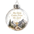 thumbnail image 2 of Plastic Light Up Christmas Ball Ornament, Warm Glow Holiday Bauble, 3.15 x 3.15 x 3.15 Inch, for Christmas Tree Window Mantel Decor, 2 of 9