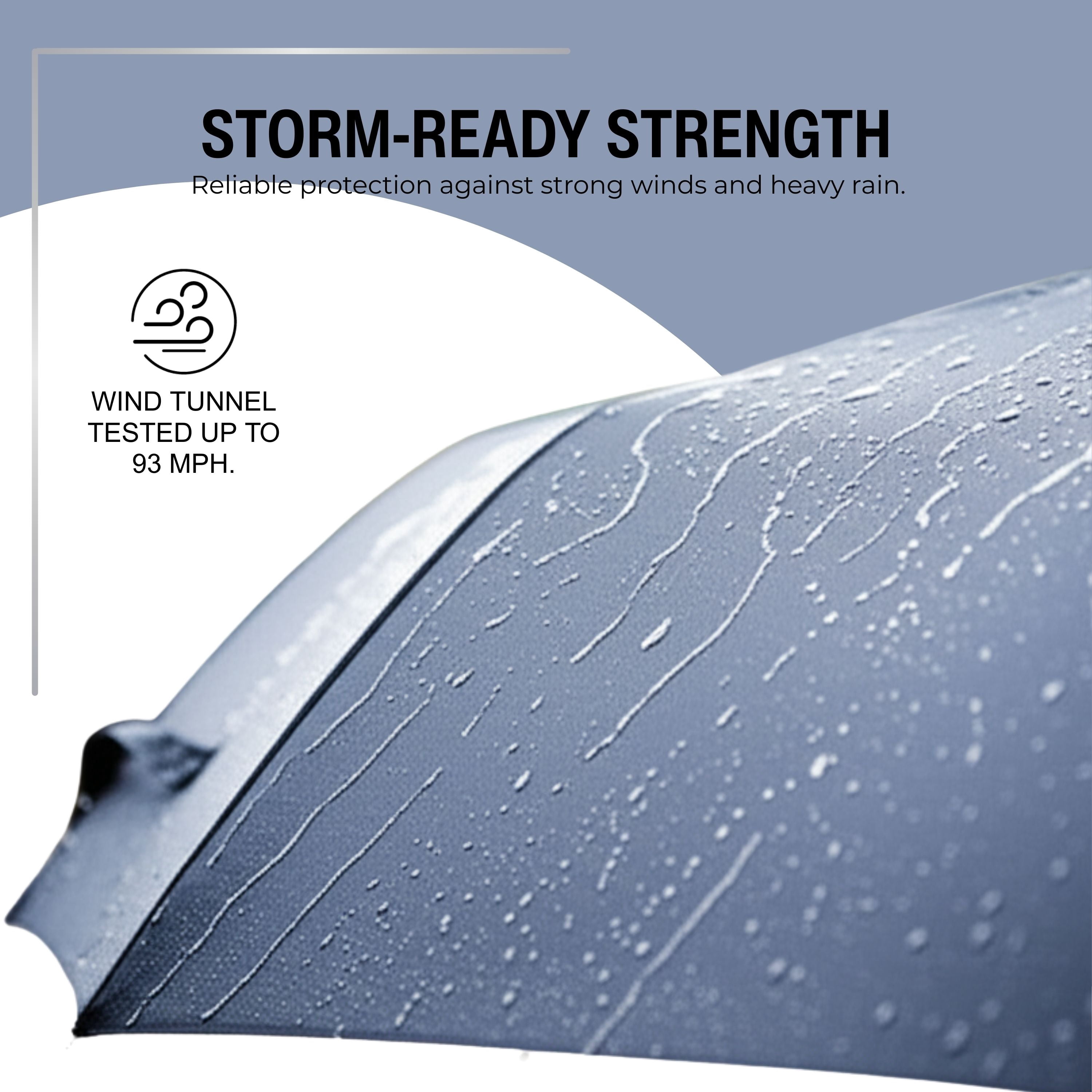 Knirps T.260 Duomatic Medium Pocket Rain Umbrella in Watson Aqua – Automatic Open Close, Wind-Tunnel Tested to 93mph, Hook Handle Design, 38in Canopy, OEKO-TEX, Fits in Backpacks & Purses