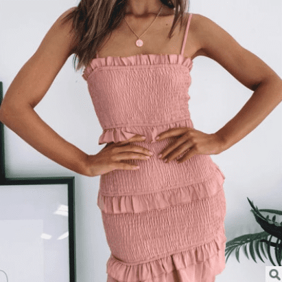 pink dresses at walmart