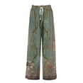 thumbnail image 4 of Bovemsi Wide Leg Pants Woman Women's With Pockets High Waist Adjustable Loose Casual Trousers Business Work Travel Pants, 4 of 6