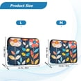 thumbnail image 4 of FORMRS 13-13.3 inch Laptop Sleeve Case Soft Carrying Quilted Computer Bag Cover, Simple Floral, 4 of 7