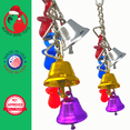 thumbnail image 3 of 1107 Christmas Jingle Bells Small Durable Tug and Pull Parrot Cage Toy Pet, 3 of 7