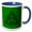 Blue/White, variant on 3drose, Triquetra Knot with Interlaced Circle 3, 11oz Mug