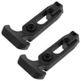 thumbnail image 1 of HEALEEP 2Pcs Rubber Flexible T Handle Hasp Black for Industrial Use, 1 of 8