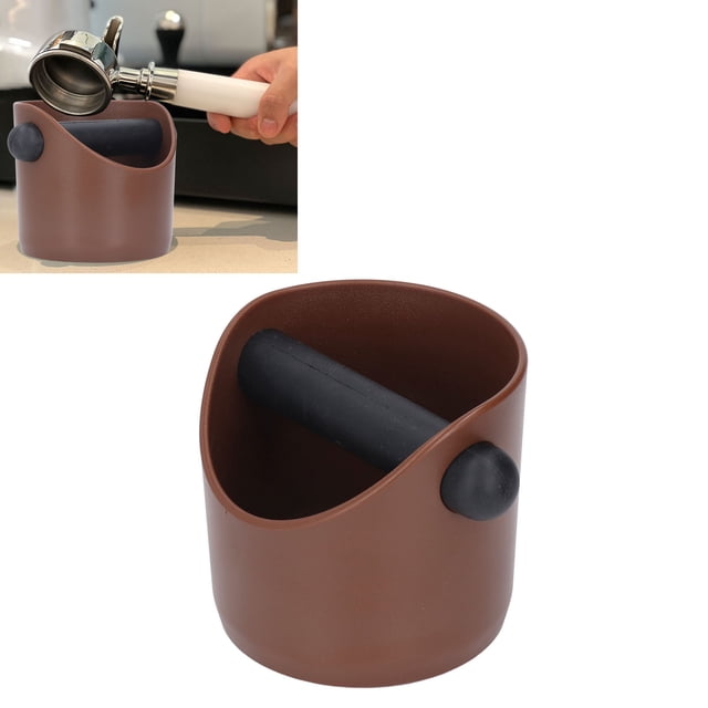 Caja De Golpe De Café, Contenedor De Basura De Eliminación De Molienda De Goma Plástica Con Reducción De Ruido Para Cafetería Y Cocina