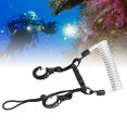 thumbnail image 3 of Steel Wire Camera Diving Shell Waterproof Case Safe Quick Release Connection Hanging Buckle Spring Rope Anti Lost Strap for Diving, 3 of 7
