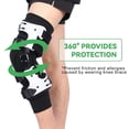 thumbnail image 6 of Orthomen Knee Brace Undersleeve for Men & Women, Soft Leg Sleeves for Under Brace Closed Patella Protects Skin from Abrasions and Irritations (M), 6 of 7
