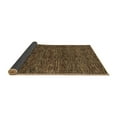 thumbnail image 2 of Ahgly Company Indoor Round Abstract Brown Modern Area Rugs, 5' Round, 2 of 4