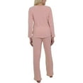 thumbnail image 4 of Jo & Bette Women’s Chenille Pajamas, PJ Lounge Shirt and Pants Set, 4 of 9