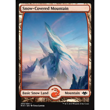 MtG Modern Horizons Snow-Covered Mountain (Mtg Best Counterspells Modern)