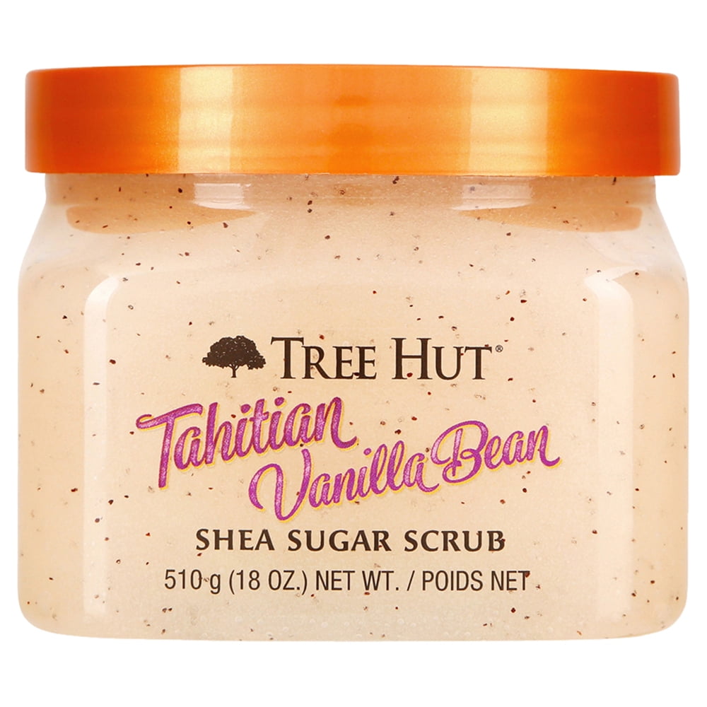 Tree Hut Tahitian Vanilla Bean Shea Sugar Exfoliating and Hydrating Body  Scrub, 18 oz. - Walmart.com