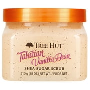 Tree Hut Shea Sugar Exfoliating Body Scrub Tahitian Vanilla Bean, 18 Oz.