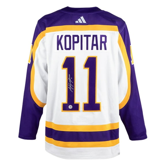Anze Kopitar Signed Los Angeles Reverse Throwback 2.0 Authentic Hockey Jersey