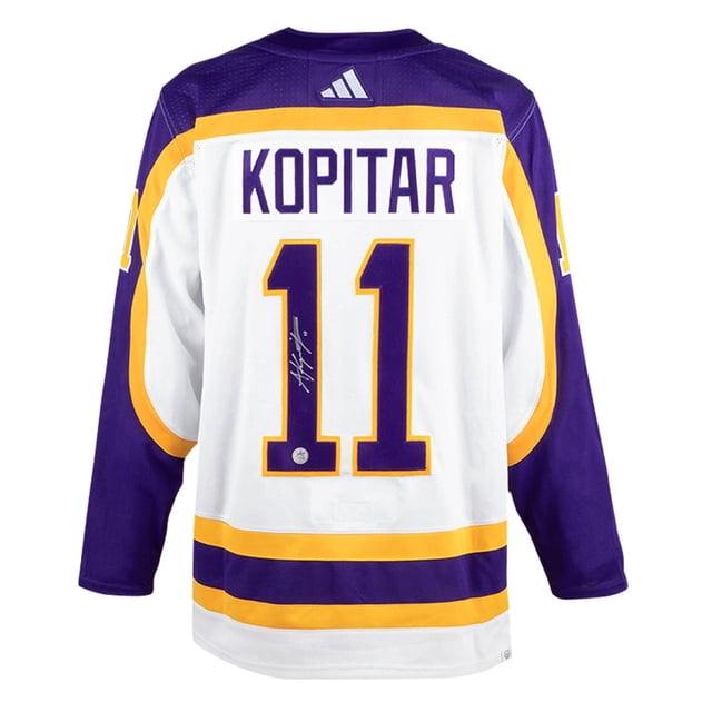Anze Kopitar Signed Los Angeles Reverse Throwback 2.0 Authentic Hockey Jersey