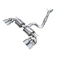 thumbnail image 1 of AWE Tuning Kit de Système d'Échappement 3015-42658 Édition Touring Cat-Back; Acier Inoxydable; avec Silencieux; Échappement Simple avec Double Sortie; Sortie Arrière; avec Embouts Argent Chromés, 1 of 1