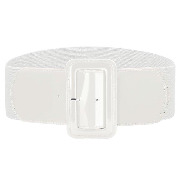 XIBUFE Women Wide Stretch Belt Elastic Waist Belt for Dresses Ladies Waist Belts Stretch Belt