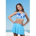 thumbnail image 3 of Girls 2 Piece Tankini Swimsuit Summer Boyshort Girls Bathing Suit with Shorts with Beach Skirt Swimwear 5-16 Years, 3 of 7