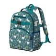 thumbnail image 2 of Llama Print Waterproof Travel Backpack - Ergonomic Lightweight Daypack with Durable Construction & Spacious Compartments, 2 of 5