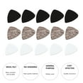 thumbnail image 2 of 15Pcs Felt Guitar Picks Professional Guitar Plectrums Music Instrument Picks, 2 of 8