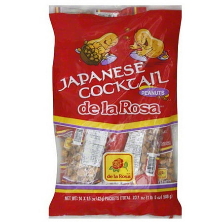 De La Rosa Japanese Cocktail Peanuts, 20.7 oz, (Pack of 16)