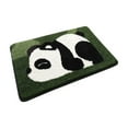thumbnail image 2 of kkbbma under $5 Cute Panda Bathroom Rugs - Adorable Animal Bath Mat Cartoon Floor Mats, Non Slip Extra Absorbent Soft Bath Rug, Machine Washable, Bathtub Carpet Shower Indoor Area Use, 2 of 5