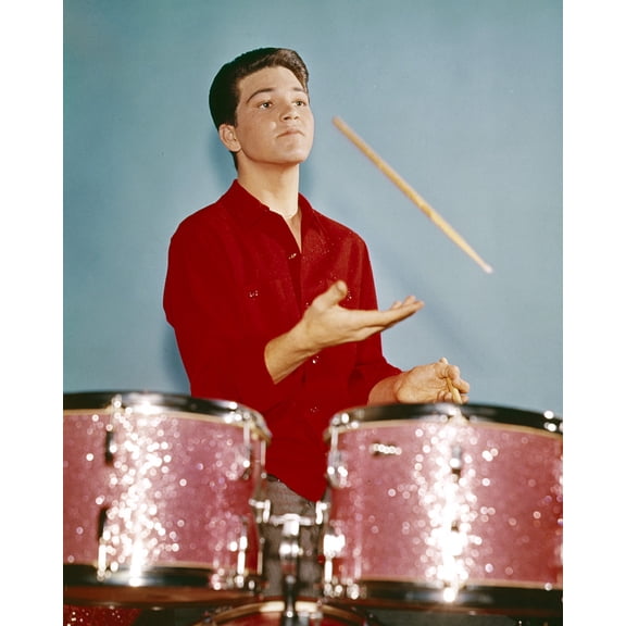 Paul Petersen In The Donna Reed Show Playing Drums Teen Star 24X36 Classic Hollywood Poster