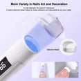 thumbnail image 4 of Mini UV LED Nail Lamp for Gel Polish, Portable Flash Cure Light with 360 Rotatable Magnetic Stand, Rechargeable Handheld Pen for Quick Curing Nail Art, DIY Home Manicure and Travel, 4 of 8