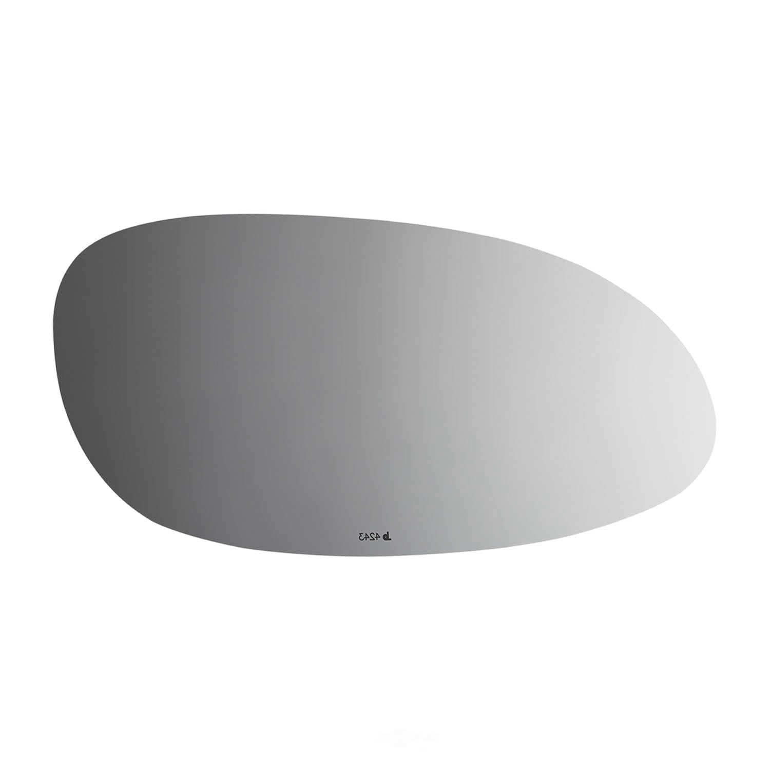 Burco Side View Mirror Replacement Glass - Clear Glass - 4243