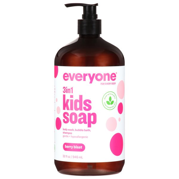 Everyone KHFM00335504 32 oz 3in1 Berry Blast Soap for Kids Walmart