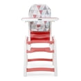 thumbnail image 2 of Silla Periquera Bebé Prinsel Kinder Convertible A Escritorio Triangulos Coral, 2 of 4