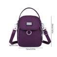 thumbnail image 3 of Bolso bandolera impermeable para mujer Bolsos de mensajero Oxford elegantes para el trabajo (púrpura) Sywqhk Para Estrenar, 3 of 5