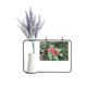 thumbnail image 1 of Flor Roja Vela Tarjeta de jarrón de lavanda artificial, 1 of 3
