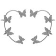 thumbnail image 1 of Dww-2 Piece Hoop Earrings Butterfly Cuff Earrings Butterfly Hoop Earrings Vintage Ear Clip Earrings Butterfly Ear Clips Earrings Non Pierced Ear Clips, 1 of 5