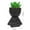 Black-927, variant on Stylish Flower Pot, Ceramic Planter, Large 14-inch, Modern Home Decor, for Balcony, Self-Watering Design, indoor Gardening, Weatherproof, for Small Plants, Outdoor Ornaments, Urban Living\ JACSZPA