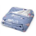 thumbnail image 2 of Mantas de viaje de felpa de Eeyore para dormitorio, sala de estar, sofá, oficina, 2 of 8