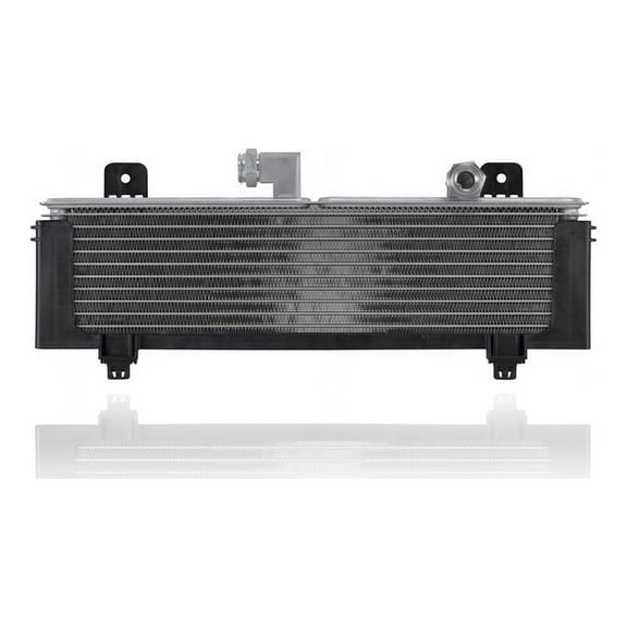 Transmission Oil Cooler - Pacific Best Inc. Compatible/Replacement for '15-16 Chevrolet Silverado/GMC Sierra 2500/3500 Heavy-Duty 8Cy/6.6 Turbo Diesel Auxiliary Aluminum Tank, Aluminum Core - 84173163