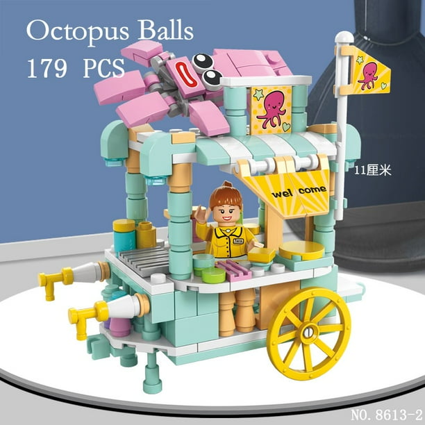 Mini city street view building blocks hotsell