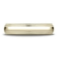 thumbnail image 5 of Benchmark� 18k Gold 5mm Slightly Domed Standard Comfort-fit Wedding Band / Ring With Double Milgrain, 5 of 9
