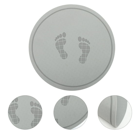 RENACLIPY TPE Floor Jumping Mat Light Grey for Fitness Workout, Durable Exercise Jump Mat 1 Piece