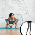 thumbnail image 4 of Guardurnaity Leggings elásticos de moda para mujer, pantalones de Fitness de elasticidad sólida, pantalones pitillo de cintura media de LICRA para Moldeadores de muslos, 4 of 5