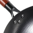 thumbnail image 4 of GOOHOCHY Wok de hierro, sartén tradicional china, sartén de cocina, olla para cocinar a gas, 4 of 8