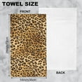 thumbnail image 2 of Hand Towels Set of 2 Leopard Pattern Hand Towels for Bathroom Soft Absorbent Decorative Hand Bath Towels Dish Towels for Kitchen Sports Gym Yoga Home Decor 14 x 28 in, 2 of 6