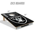 thumbnail image 4 of YouTheFan NFL Las Vegas Raiders 2' x 3' Cornhole Game, 4 of 6