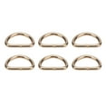 thumbnail image 2 of D Rings, Premium Iron Metal Rings Firm Clasp  For Bag For Clothes For Backpack Gold,Gray,Silver, 2 of 8