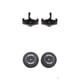 thumbnail image 1 of Paquete de 2 Portadores Neumáticos de goma Neumáticos traseros de rueda de coche RC Buggy Truck para, 1 of 9