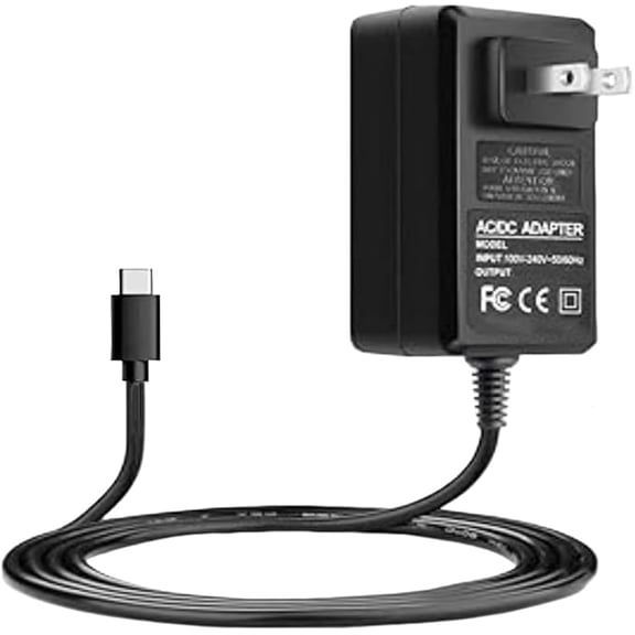 Nuxkst 5V USBC Charger for GEARGO 2026 Cordless Electric Lunch Box 24,000mAh Rechargeable DC 5V USB TypeC Replacement Adapter Power Supply Cable Cord