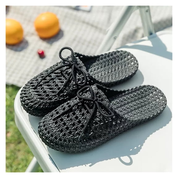 Summer Beach Slippers for Women Bathroom Non-Slip Slippers House and Pool Sandals,Indoor & Outdoor Quick Drying Shower Slides Bathroom Sandals  Comfortable Flats Sandals